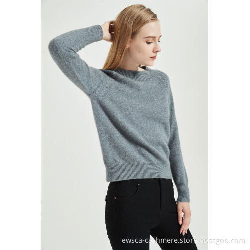 High Quality Women Pure Cashmere Seamless Sweater